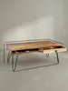 Couchtisch BAGLI Massiv-Holz Akazie 110 cm breit Produktbild-Vorschau 9