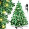 Yakimz Arbre de Noël artificiel avec éclairage, sapin de Voir les images du produit 7
