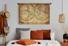MuchoWow® Wandteppich Wandbehang Weltkarte - Antik - Produktbild-Vorschau 5
