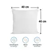 Komfortec Kissenbezüge, 2er Set, 100% Baumwolle, 40 x 40 Produktbild-Vorschau 1