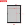 YZNAHRE Fliegengitter Fenster 80x100cm mit Rahmen Aluminium Produktbild-Vorschau 2