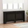 vidaXL Kryt radiátora čierny dubový vzhľad 172 x 19 x 81,5 Náhľad obrázku produktu 3