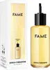 A bottle of Paco Rabanne Fame perfume and its packaging are displayed against a white background. Anteprima dell’immagine prodotto