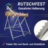 Bituxx Sägebock Holzsägebock mit Stammhalter Haltezacken Produktbild-Vorschau 7