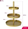 Kovový / zlatý stojan Cookinglife - ø 15, 20 a 25 cm - 3 Náhľad obrázku produktu 6