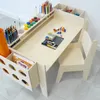 Schreibtisch mit einem Kinderstuhl und Organizer - Produktbild-Vorschau 3
