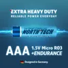 AAA Batterien – 120 Stück North Tech Extra Heavy Duty Produktbild-Vorschau 11