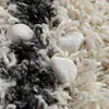 Hochflor Teppich Rund Wohnzimmer Moderner Shaggy Langflor Produktbild-Vorschau 3