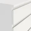 Kommode – Weiß 40x76,8x106,6h cm Produktbild-Vorschau 7