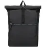 A black Bugatti backpack with a rolltop closure is shown against a white background. Anteprima dell’immagine prodotto