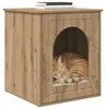 vidaXL Kočičí domek ruční práce dub 53 x 52 x 62 cm Náhled obrázku produktu 2