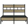 vidaXL Bettgestell ohne Matratze Sonoma-Eiche 120x190 cm Produktbild-Vorschau 4