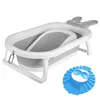 Baignoire bébé pliable avec thermomètre et siège de bain 82 Voir les images du produit 1