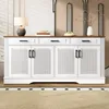 Merax Sideboard Wohnzimmerschrank mit 3 Schubladen und 4 Produktbild-Vorschau 5
