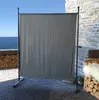 Paravent Outdoor Wetterfest 150 x 190 cm Grau | Raumteiler Produktbild-Vorschau 9