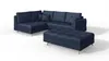 S-STYLE MÖBEL-Ecksofa und Fußhocker mit Holzfüßen im Produktbild-Vorschau 7