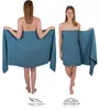 Betz 2 Stück Saunatuch 100% Baumwolle taubenblau 70x200 cm Produktbild-Vorschau 5