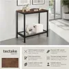 Table d’appoint FILTON 60x30,5x60,5cm - Bois foncé Voir les images du produit 2