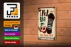 Holzschild Spruch 12x18cm TIKI Bar Aloha eat drink chill Produktbild-Vorschau 4