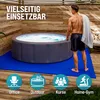 MONZANA® 8x Bodenschutzmatte für Fitness 45x45cm Rutschfest Produktbild-Vorschau 6