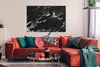 MuchoWow® Poster Marmor - Schwarz - Silber - Luxus 120x90 Produktbild-Vorschau 2