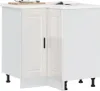 vidaXL Base ad angolo per cucina Porto in legno bianco Anteprima dell’immagine prodotto 1