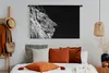 MuchoWow® Wandteppich Wandbehang Löwe - Profil - Schwarz - Produktbild-Vorschau 4