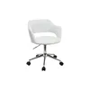 Miliboo - Design-Bürostuhl Weiß JESSY Produktbild-Vorschau 3