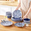 Vancasso Service de table, 12 pièces bleu et blanc service Voir les images du produit 8
