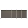 vidaXL Paravent Anthracite 5 pièces 433x180 cm Tissu - Voir les images du produit 4