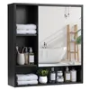 COSTWAY Spiegelschrank, Badezimmerschrank mit Spiegeltür & Produktbild-Vorschau 1