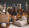 Selbstklebende Folie Fototapete - NYC: Twilight 98x70 cm Produktbild-Vorschau 1