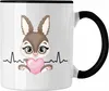 Trendation - Hasen Tasse Geschenk Hasen-Besitzer Kaninchen Produktbild-Vorschau 1