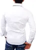 Reslad Herren Langarm Hemd Alabama RS-7050 Weiß-Schwarz XL Produktbild-Vorschau 3