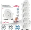 Einbaustrahler 68mm 5er Set - 230V, 4,9W, 480lm, LED, Produktbild-Vorschau 1