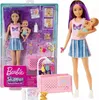 A Barbie Skipper Babysitters Inc. playset featuring a Skipper doll and baby doll, along with accessories like a crib and baby bottle. Podgląd zdjęcia produktu