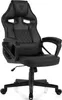 A black gaming chair is shown from a front-diagonal angle against a white background. Produktbild-Vorschau
