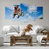 Bild auf Leinwand - Leinwandbild - Motorrad Reiter Himmel - Produktbild-Vorschau 6