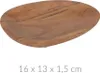 Akazienholz Holzteller 16x13x1,5 cm Produktbild-Vorschau 6