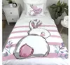 Bavlněné povlečení do postýlky BUNNY SWEET bílé 40x60 + Náhled obrázku produktu 4