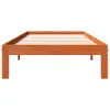 Design Massivholzbett Wachsbraun 90x190 cm Kiefer, Produktbild-Vorschau 4