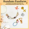 Handgemachte Kaninchen Design Schnullerkette Cup Catcher Produktbild-Vorschau 6