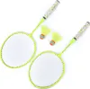 Racchetta da badminton per bambini con 2 palline Set gioco Anteprima dell’immagine prodotto 4