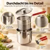 Multifunctional Stainless Steel Fryer,Deep Fry Pot with Produktbild-Vorschau 3
