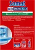 A product advertisement for Somat Spezial-Salz, a dishwasher salt, featuring product information and usage instructions. Produktbild-Vorschau