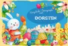 vianmo Holzschild 12x18 cm Ostergrüße DORSTEN Produktbild-Vorschau 1