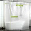 Duschvorhang, 180x200cm, Eva Duschvorhänge Waschbar Shower Produktbild-Vorschau 3