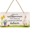 Retro Blechschild HERZLICH WILLKOMMEN Schild - willkommen Produktbild-Vorschau 1