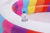Kinder 2 Ring Pool Regenbogen 187x42,5cm 51457 Produktbild-Vorschau 15