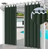 Outdoor Vorhang, Gardine 220 x 155 cm, Grün, Gartenlauben Produktbild-Vorschau 1